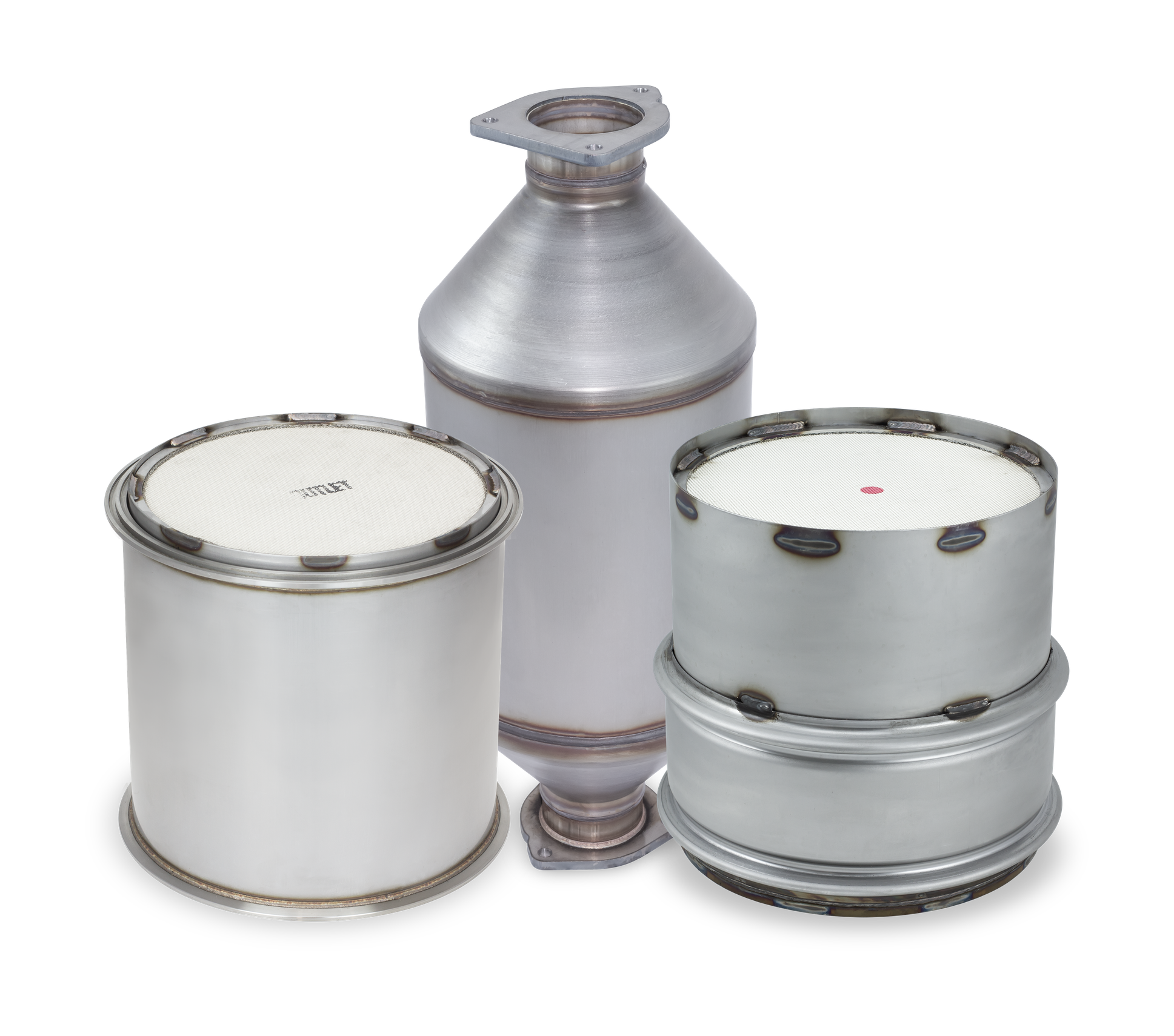 GESi SmartDPF product family — GESi-0003, GESi-0025, and GESi-0050 diesel particulate filters